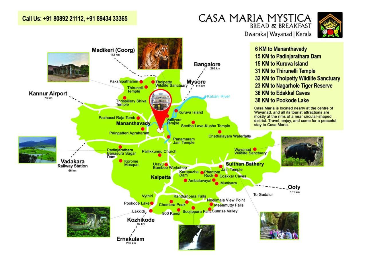 Casa Maria Mystica Apartments, Mananthavady, Wayanad מראה חיצוני תמונה